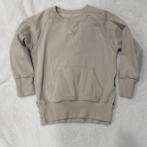Little Bipsy Kids Beige Crewneck Sweater